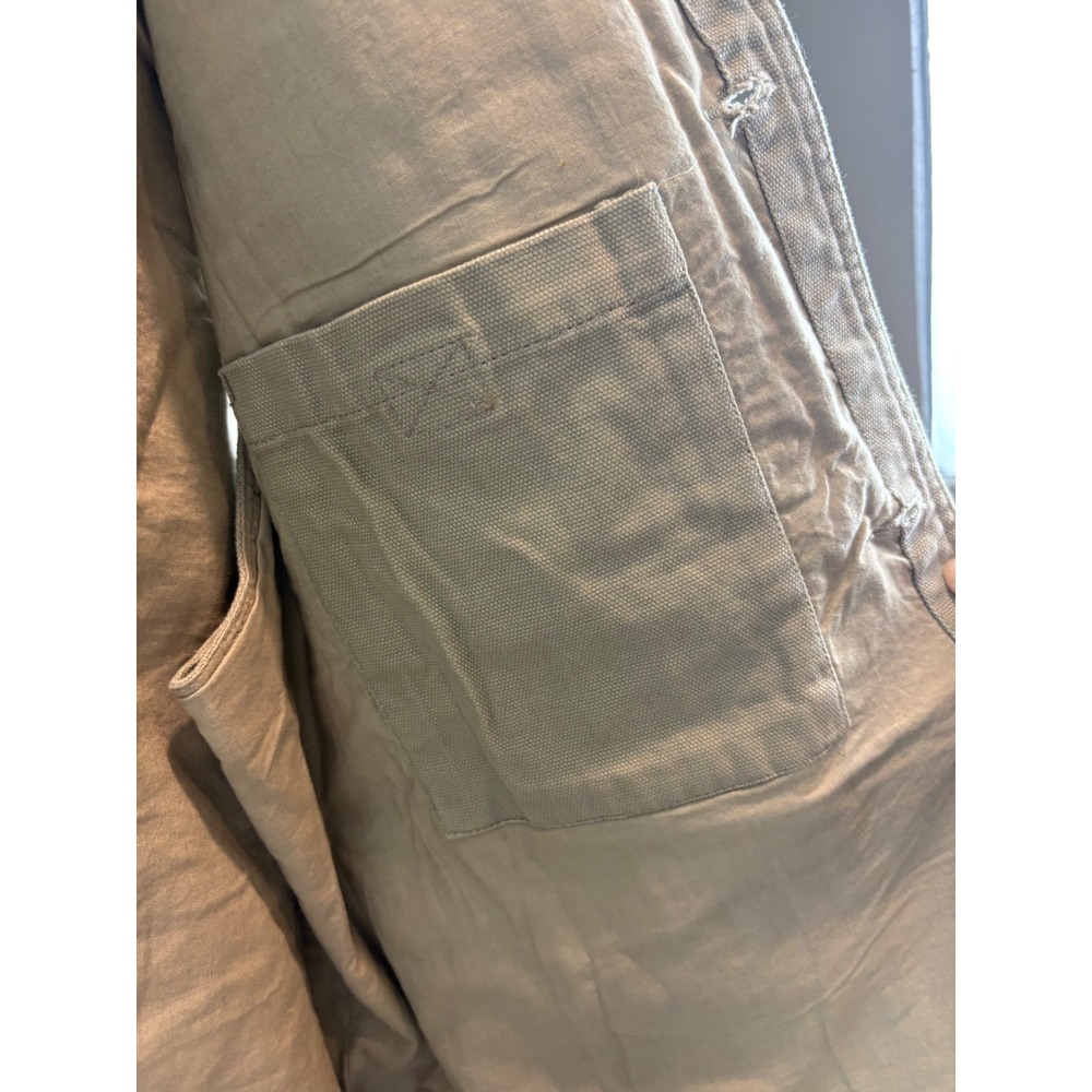 Cabelas Outdoor Gear Mens 2XL Khaki Cotton Canvas Utility Cargo Fishing Vest - Picture 4 of 7